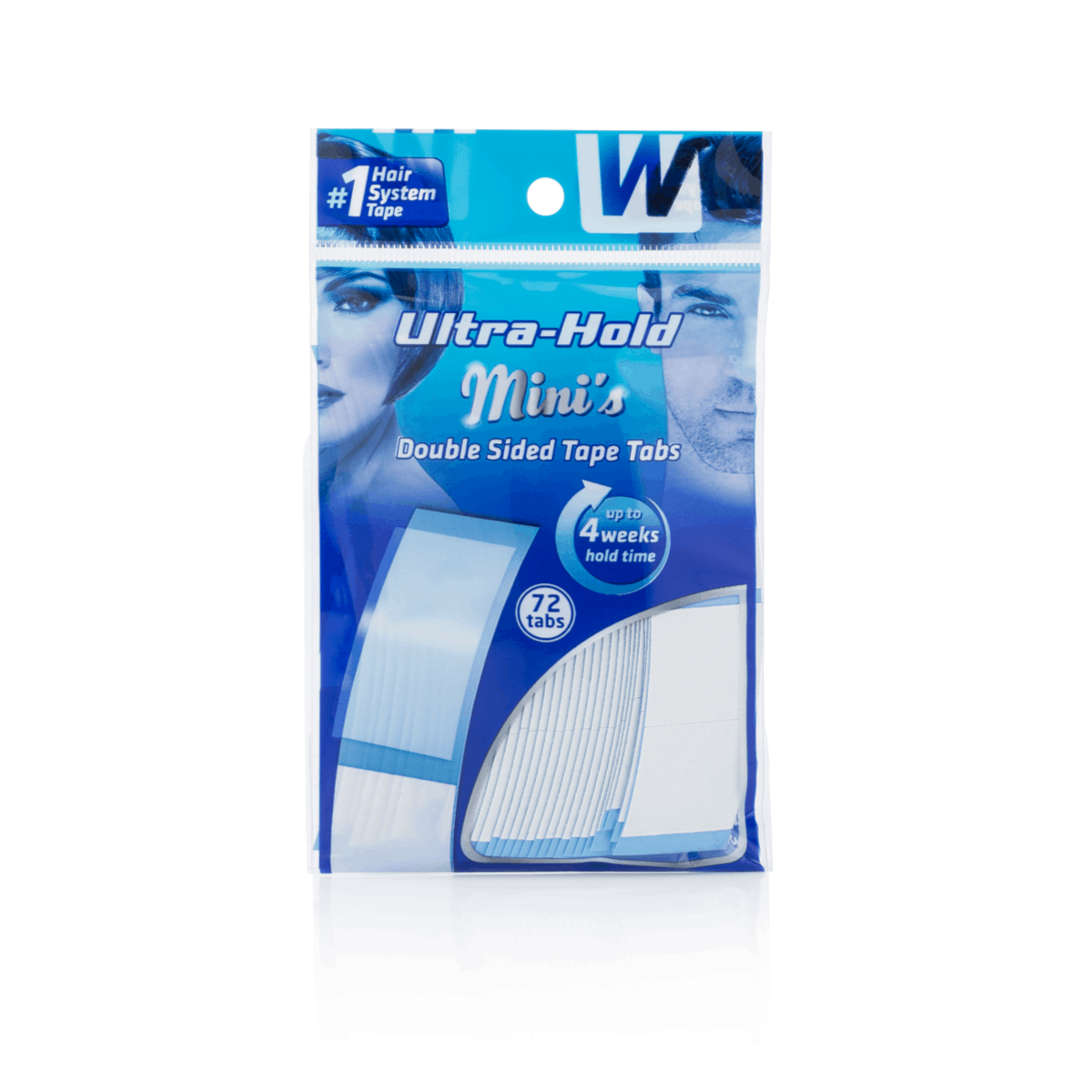 Walker Tape Ultra-Hold Mini’s for hair systems – 72 Tabs